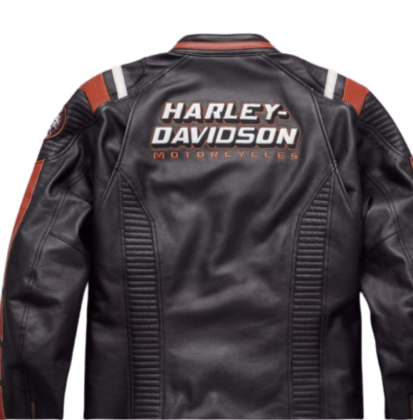 casaco de couro harley davidson